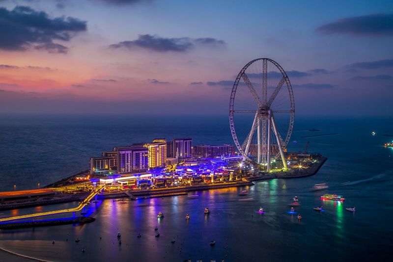 افتتاح بلندترین چرخ و فلک جهان در دبی